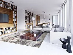 Wilton-tæppe - Laurito (grå/beige/multi)