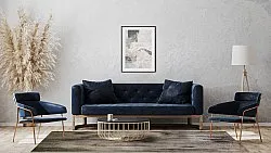 Wilton-tæppe - Polia (grå/brun)