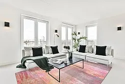 Wilton-tæppe - Cicoria (lyserød/lilla)