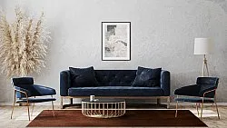 Wilton-tæppe - Bovera (brun/rød)