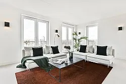 Wilton-tæppe - Bovera (brun/rød)