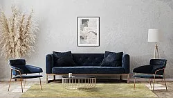 Wilton-tæppe - Chodos (guld)