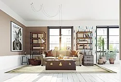 Wilton-tæppe - Arriate (beige/grå)