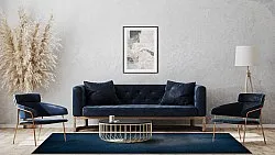 Wilton-tæppe - Novelia (blå)