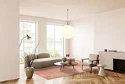 Wilton-tæppe - Lynton (lyserød)