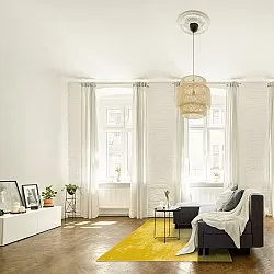 Wilton-tæppe - Lynton (gul)