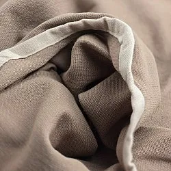 Bomuldsdug - Yrsa (mørk beige)