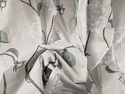 Bomuldsdug - Alyssa (beige/grå)