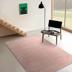 Recycled PET with viscose look (lyserød)