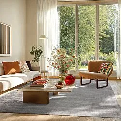 Recycled PET with viscose look (grå)