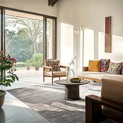 Recycled PET with viscose look (grå)