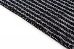 Kludetæppe - Eila (grå/sort-grå)