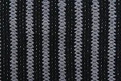 Kludetæppe - Eila (grå/sort-grå)