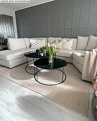 Uldtæppe - Coastal (creme)