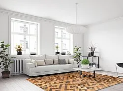 Wilton-tæppe - Lamego (beige/brun)