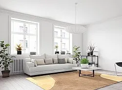 Wilton-tæppe - Nisa (brun/beige)