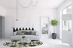 Rundt tæppe - Pino (multi)