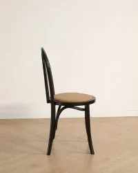Stol - Bistro (rotting/sort) - 2 stk