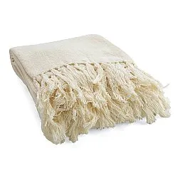 Plaid - Veya cotton throw (fløde)