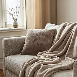 Tæpper - Aranga Super Soft Throw (brun)