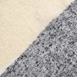 Tæpper - Uldmixplaid - Beatriz Stripe (sort/hvid)