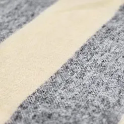 Tæpper - Uldmixplaid - Beatriz Stripe (sort/hvid)