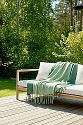 Tæpper - Plaid i uldblandning - Carol (grøn)