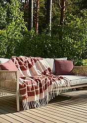 Tæpper - Plaid i uldblandning - Charlotte (lyserød)