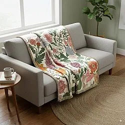 Tæpper - Fiori Tapestry Blanket (multi)