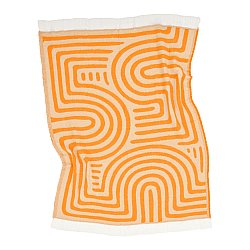 Tæpper - Uldmixplaid - Melody (beige/orange)