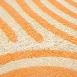 Tæpper - Uldmixplaid - Melody (beige/orange)