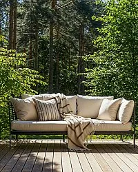 Tæpper - Plaid i uldblandning - Miranda (gul)