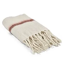 Tæpper - Plaid i uldblandning - Miranda (lyserød)