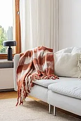 Tæpper - Plaid i uldblandning - Phoebe (lyserød)