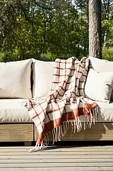 Tæpper - Plaid i uldblandning - Rachel (lyserød)