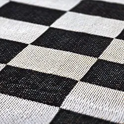 Tæpper - Wallace Tapestry Blanket (sort/hvid)