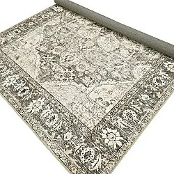 Fladvævet tæppe - Alvand (sort)