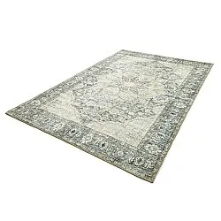 Fladvævet tæppe - Alvand (grå)