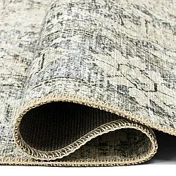 Fladvævet tæppe - Alvand (grå)