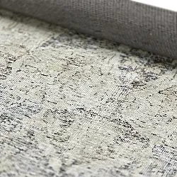 Fladvævet tæppe - Alvand (grå)