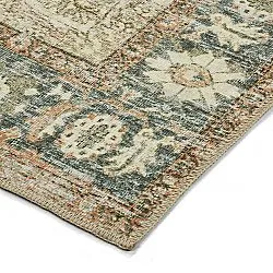 Fladvævet tæppe - Alvand (rød)