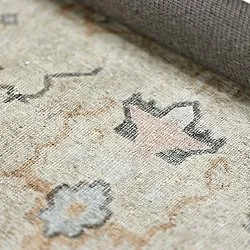 Fladvævet tæppe - Amena (beige)