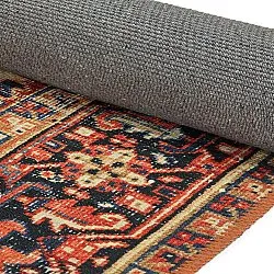 Fladvævet tæppe - Anzali (rød)