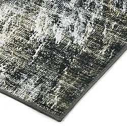 Fladvævet tæppe - Bechar (sort/multi)