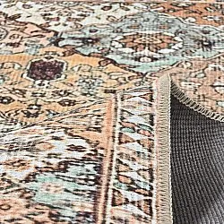 Fladvævet tæppe - Berelina (beige/multi)