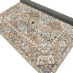 Fladvævet tæppe - Berelina (beige/multi)