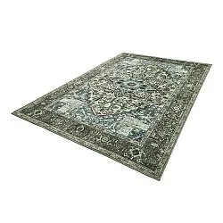 Fladvævet tæppe - Birjand (grøn)