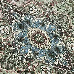 Fladvævet tæppe - Birjand (grøn)