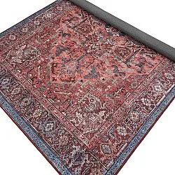 Fladvævet tæppe - Birjand (rød)