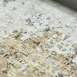 Fladvævet tæppe - Comino (grå/multi)